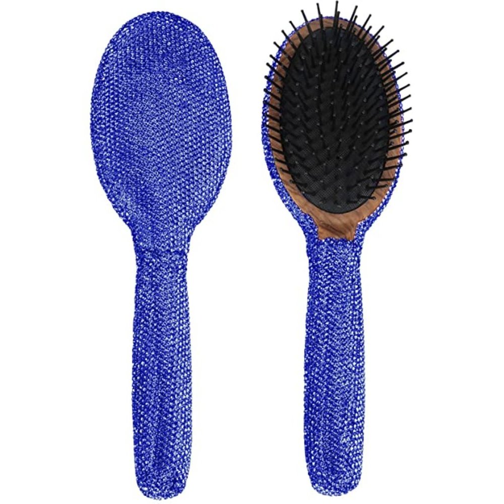 NWT Sparkling Bling Swarovski Crystal Rhinestone Hair Brush Or Mirror +G… - Picture 10 of 15